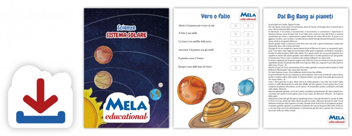 Sistema solare - scienze - geografia - primaria - racconto